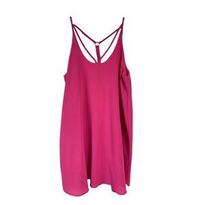 Brilliant pink, summer dress, Blue Pair, Size M